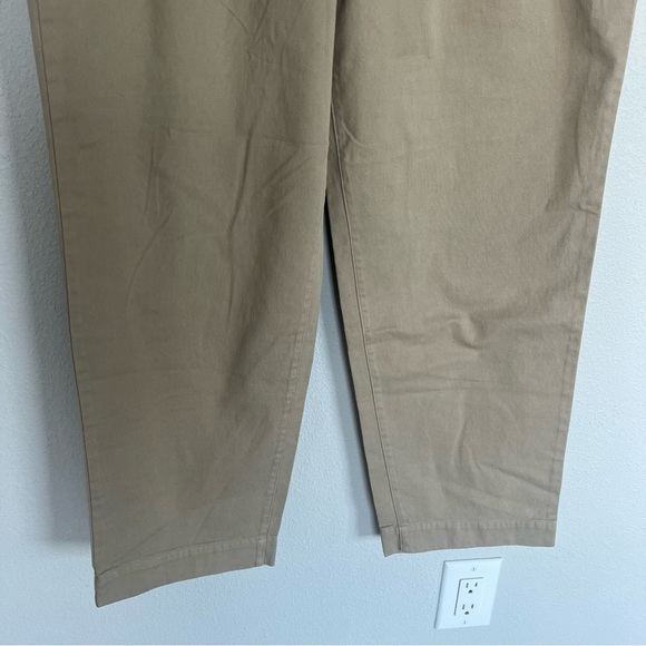 AYR The Metropolitan Pleated Twill Trouser Pants Khaki Tan Casual Women’s 12 - Picture 5 of 10